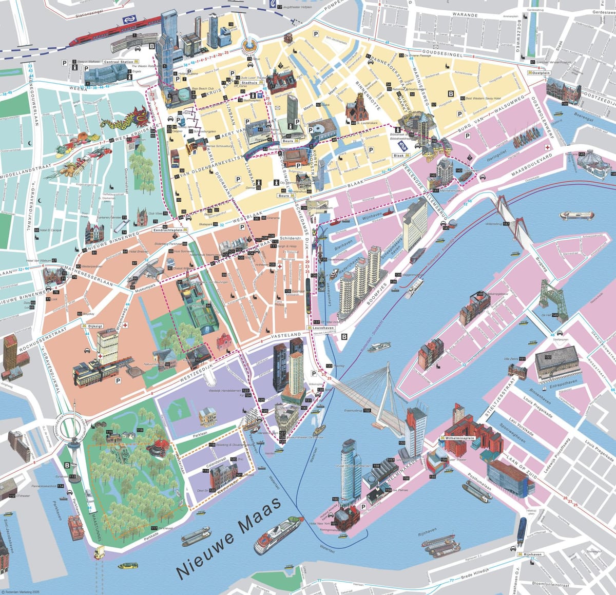 Hartă Rotterdam offline 
