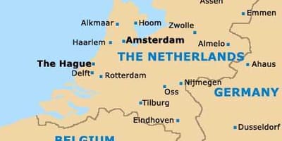 Rotterdam, amsterdam arată hartă