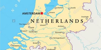Hartă Rotterdam și amsterdam