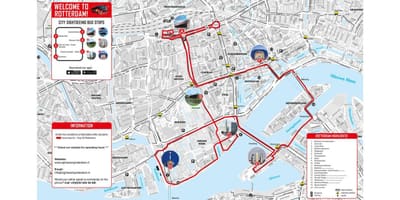 Hartă Rotterdam autobuz 